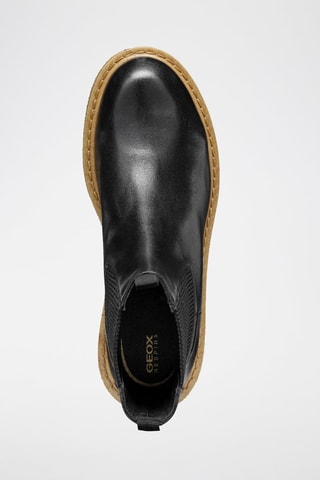 Bottines Chelsea en cuir de veau Elidea - Noir