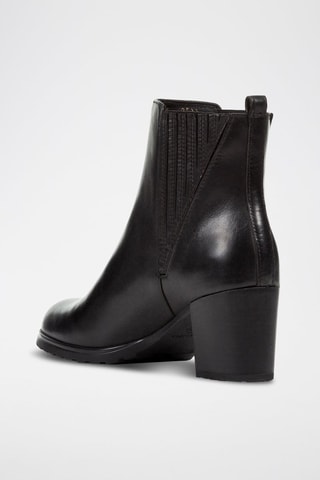 Bottines Chelsea en cuir nappa New Lise - Noir