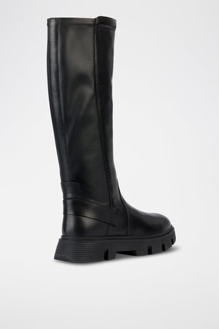 Bottines en cuir nappa Vilde - Noir