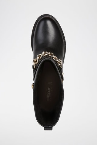Bottines en cuir - Noir