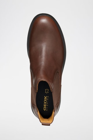 Bottines Chelsea en nubuck nappa Spherica - marron