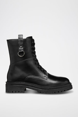 Bottines en cuir Iridea - Noir