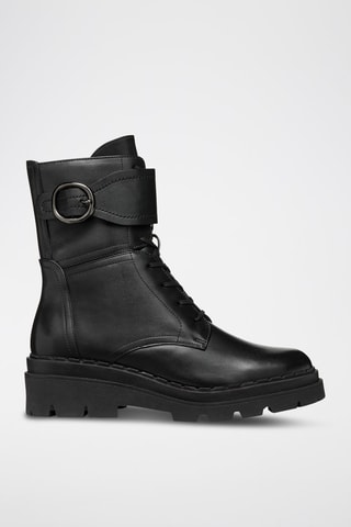 Bottines en cuir de veau Felleny - Noir