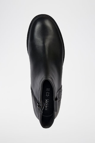 Bottines en cuir Larysse - Noir