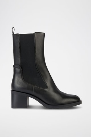 Bottines en cuir Giulila - Noir