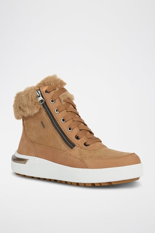 Bottines fourrées en nubuck Dalyla - Camel