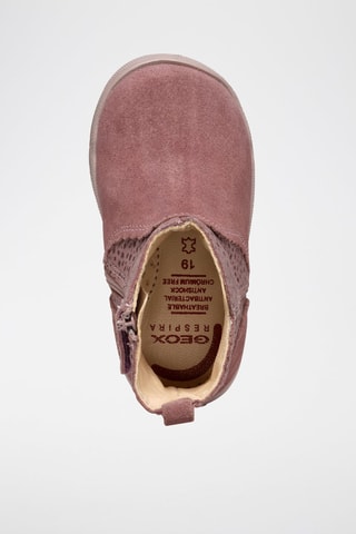 Bottines cuir Macchia - Rose poudré