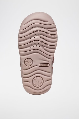 Bottines cuir Macchia - Rose poudré