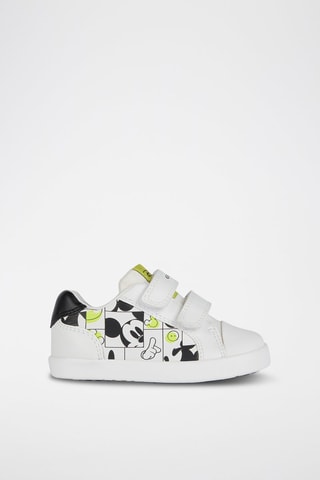 Baskets Mickey Disney - Blanc et jaune