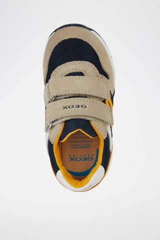 Baskets en nubuck Alben - Taupe et bleu marine