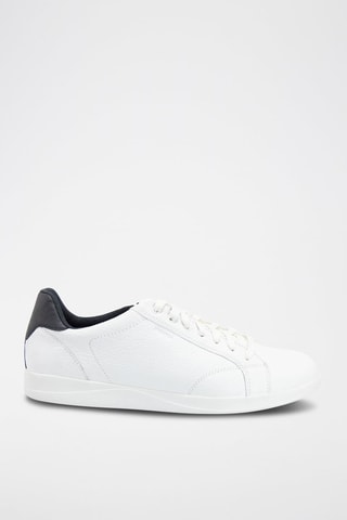 Baskets en cuir Kennet Blanc et bleu nuit