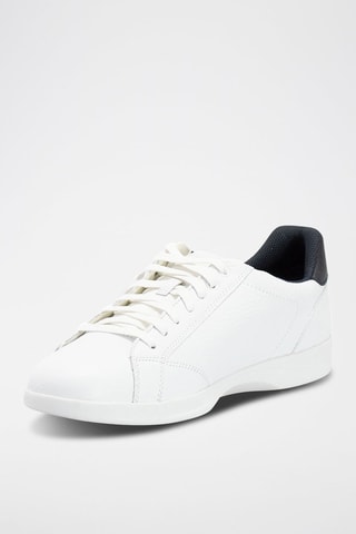 Baskets en cuir Kennet Blanc et bleu nuit