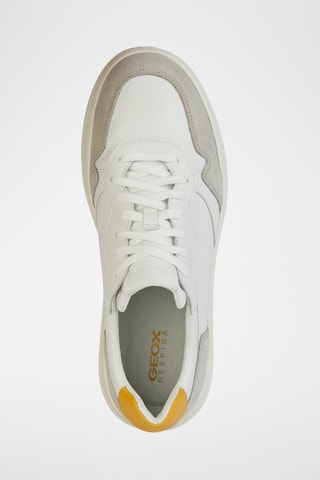 Baskets en cuir Calzature - Blanc et gris