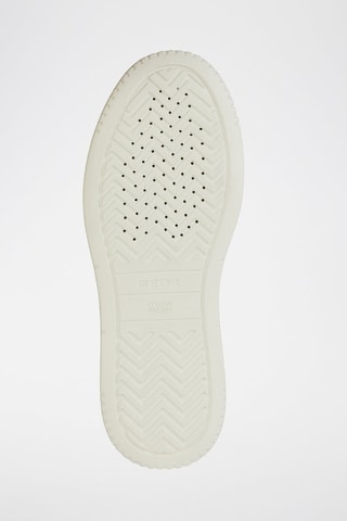 Baskets en cuir Calzature - Blanc et gris