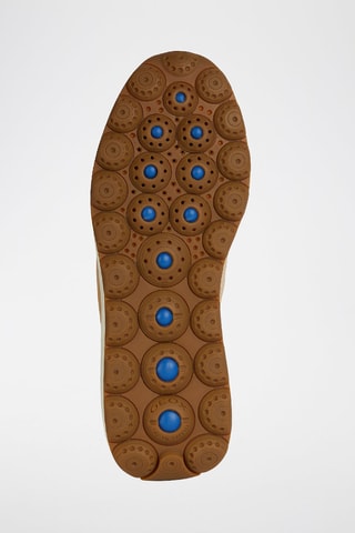 Baskets compensées en cuir Spherica EC13 - Ecru