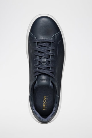 Baskets en cuir Spherica - Bleu marine