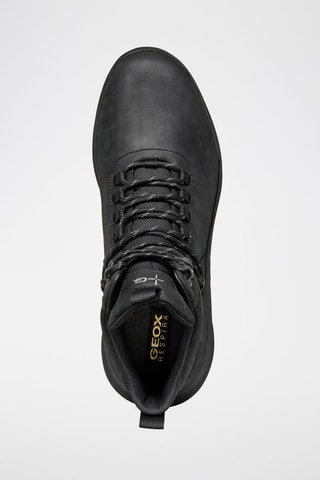 Baskets montantes en cuir - Noir