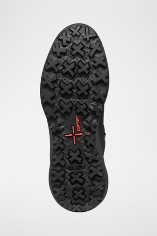 Baskets montantes en cuir - Noir