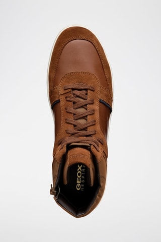 Baskets montantes en cuir Avola - Marron