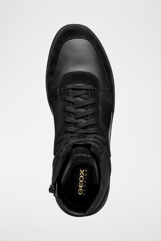 Baskets montantes en cuir Avola - Noir