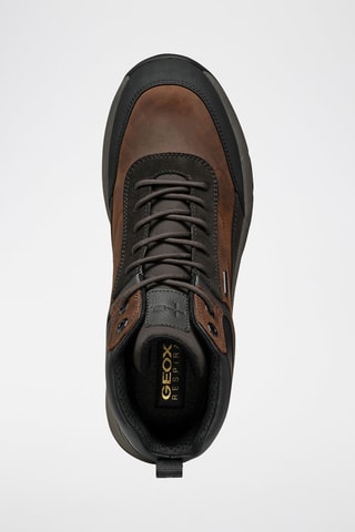 Baskets montantes en cuir Sterratrail - Marron foncé