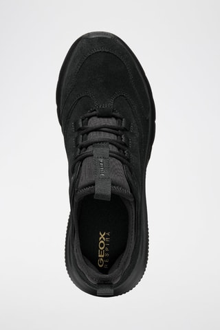 Baskets en cuir de veau nubuck Spherica - Noir
