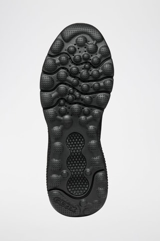 Baskets en cuir de veau nubuck Spherica - Noir