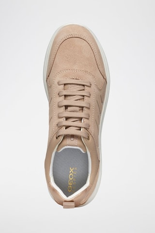 Baskets en cuir de veau nubuck Spherica - Marron clair