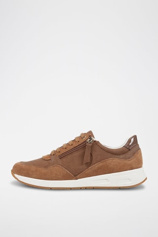 Baskets Bulmya en nubuck - Marron clair