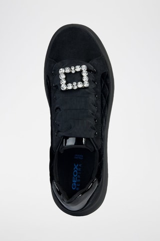 Baskets plateformes en nubuck Spherica - Noir