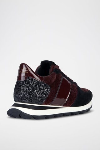 Baskets en nubuck Spherica - Bordeaux