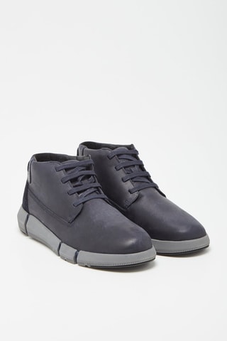 Baskets montantes en cuir Adacter Bleu marine