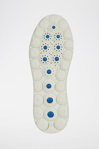 Baskets plateformes en cuir de chèvre Spherica - Doré rose