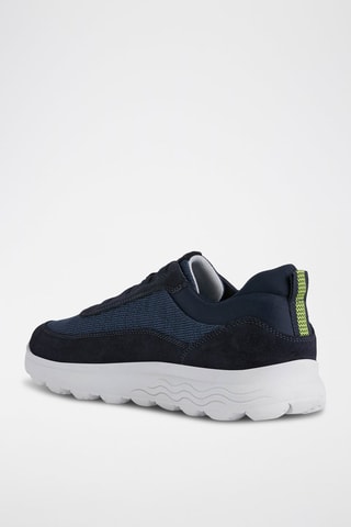 Baskets en nubuck Spherica - Bleu marine