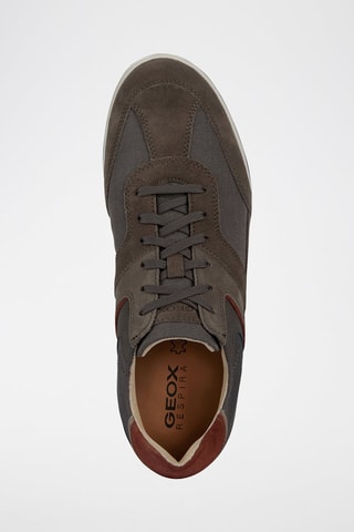 Baskets en cuir Renan - Gris foncé