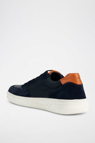 Baskets en cuir Magnete - Bleu marine