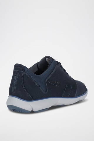 Baskets en nubuck Nebula - Bleu marine