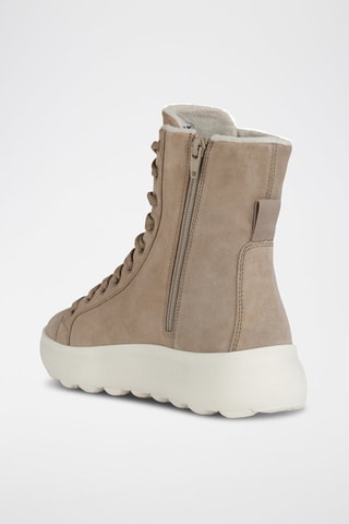 Baskets montantes fourrées en nubuck Spherica - Beige