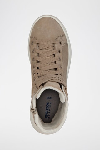 Baskets montantes fourrées en nubuck Spherica - Beige