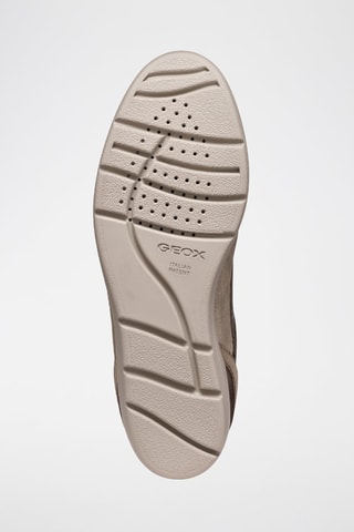 Baskets compensées en cuir de veau nubuck Ilde - Taupe