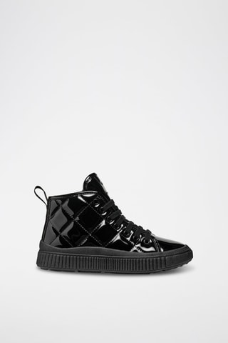 Baskets montantes vernies Laquinny - Noir