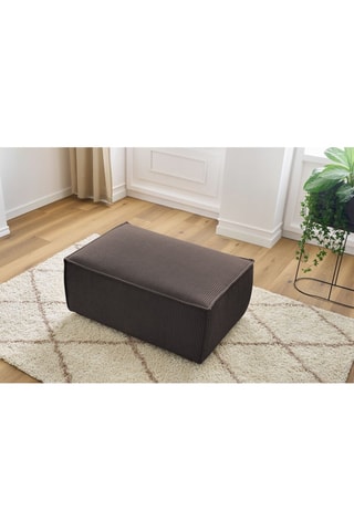 Pouf compact Nihad - Marron