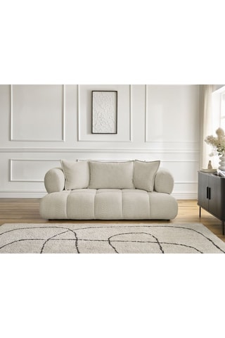 Zetel Alya - Beige - 2 Zitplaatsen - Stof