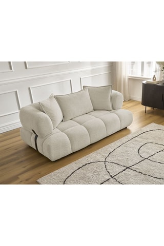 Zetel Alya - Beige - 2 Zitplaatsen - Stof