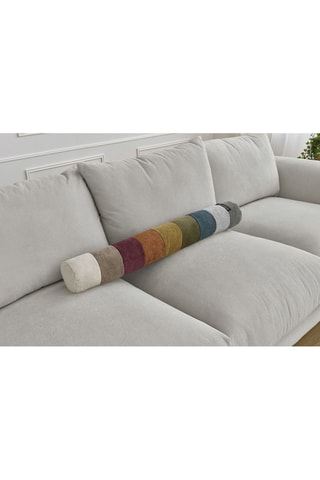 Canapé Ernest - Gris clair - 3 places - En tissu