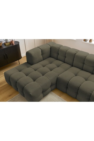 Canapé d'angle gauche Cloud - Vert