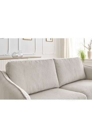 Canapé convertible Lenny - Beige - Couchage 133 x 195 cm