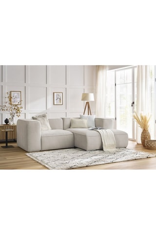 Canapé d'angle droit Zephyr Compact - Beige