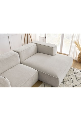 Canapé d'angle droit Zephyr Compact - Beige