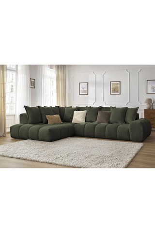 Canapé d'angle gauche Everest - Vert